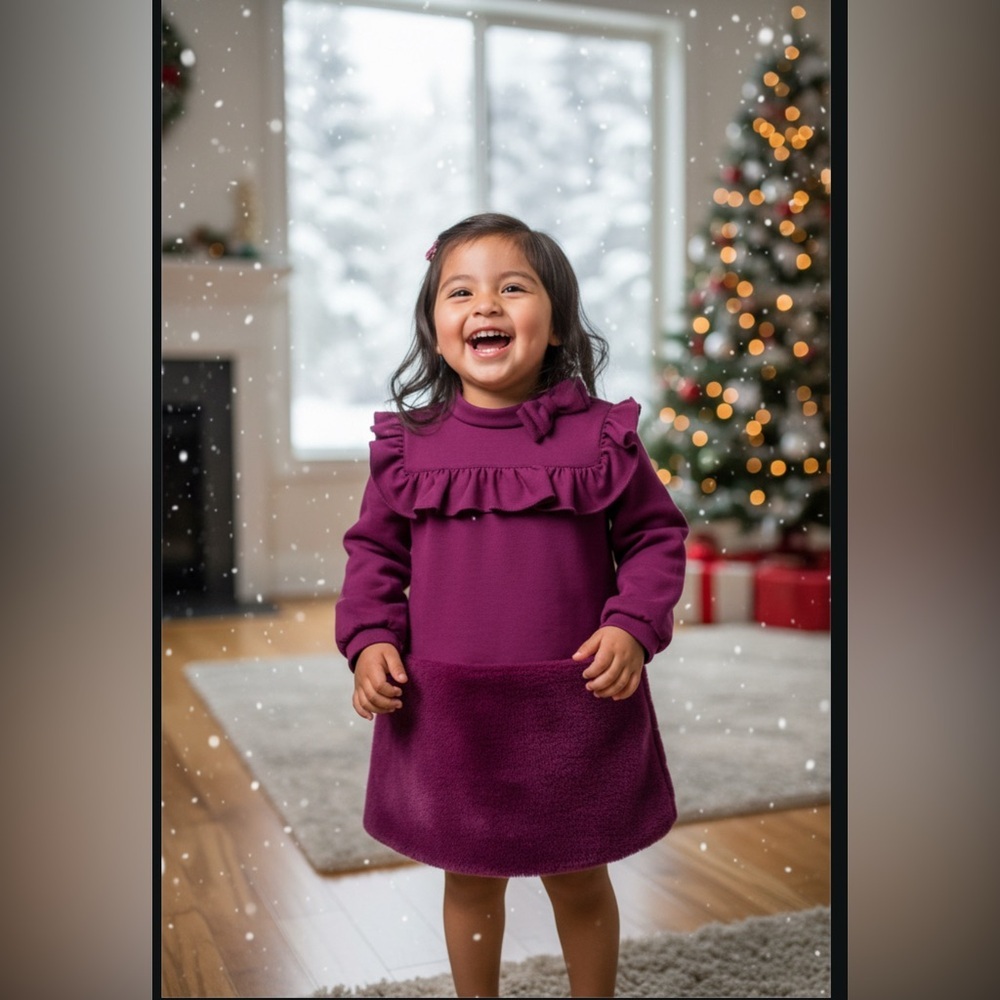 NWT-,Elegant Purple Kids Dress by Janie and Jack